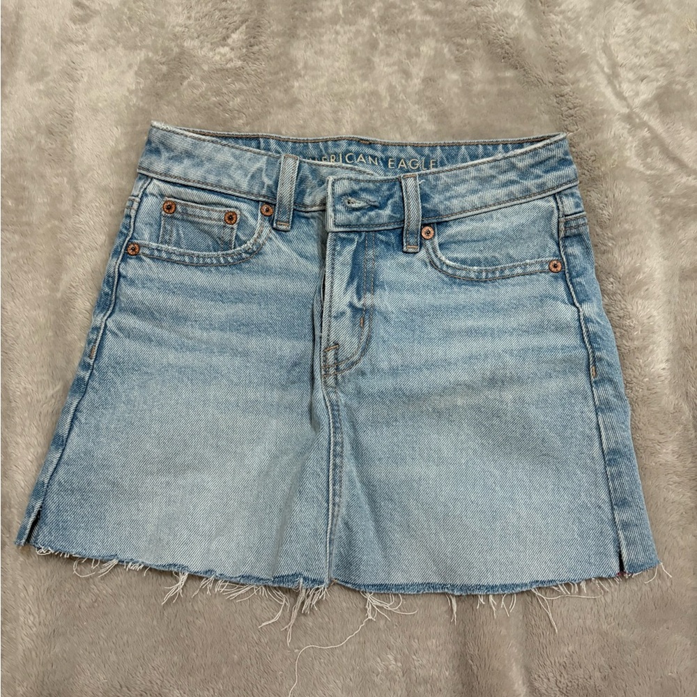 Denim Mini Skirt